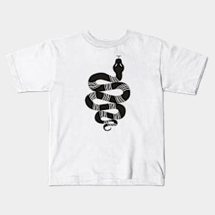 Large Snake Stripes Kids T-Shirt